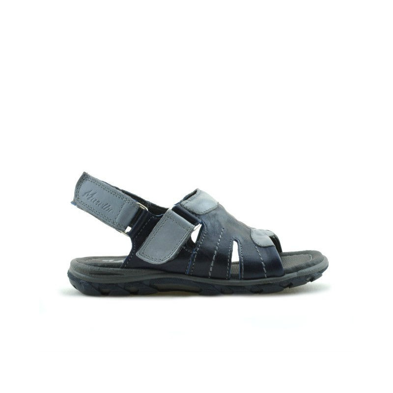 Детски сандали 41c индиго+сив
