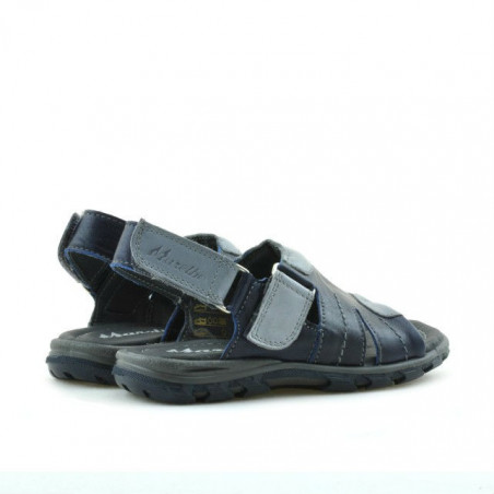 Детски сандали 41c индиго+сив