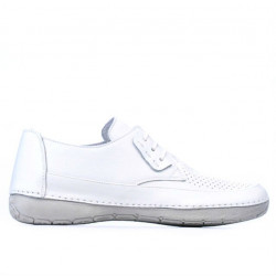 Дамски мокасини 672 бял