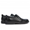 Мъжки casual обувки (големи размери) 7200mp черен перфориран