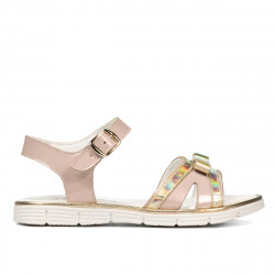 Детски сандали 539 лак нюд...