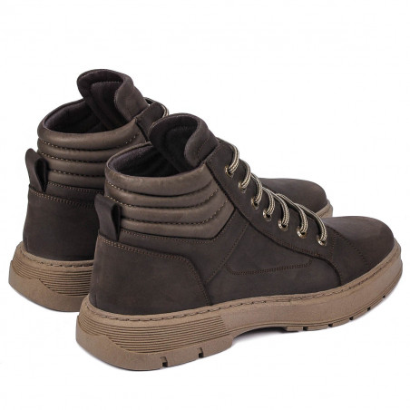 Мъжки ботуши 4134 tuxon кафяво комбинирано