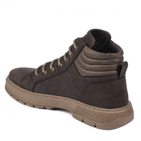 Мъжки ботуши 4134 tuxon кафяво комбинирано
