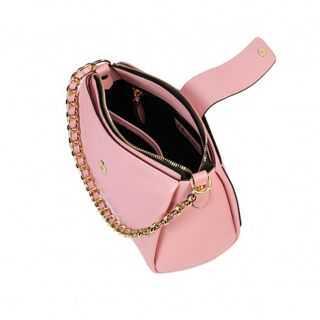 Дамска чанта за рамо 003g розово baby pink