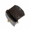 Дамска чанта 023g croco dark brown - Marelbo.bg
