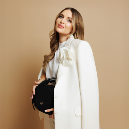 Чанта дамска ръчна 038g 01 велур черен lifestyle