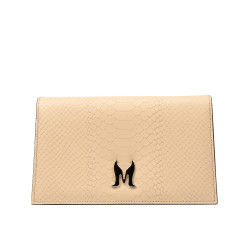 Дамска чанта за рамо 029g 01 croco nude