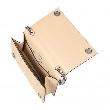 Дамска чанта за рамо 029g 01 croco nude