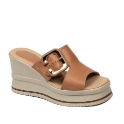 Дамски сандали 5114 кафяви