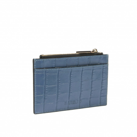 Портфейл 209g croco blue sky