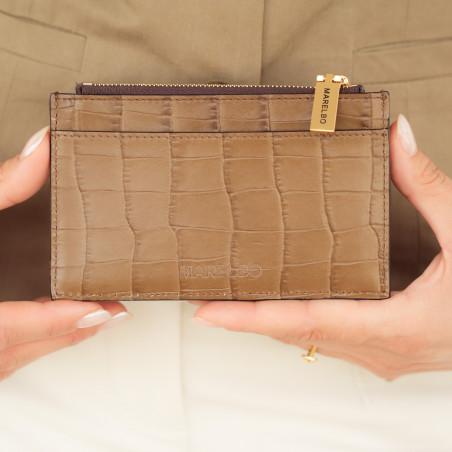 Портфейл 209g кроко кафяв lifestyle