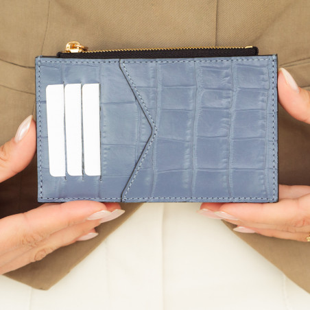 Портфейл 209g croco blue sky lifestyle