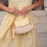 Дамска чанта 042g butter yellow+рафия lifestyle