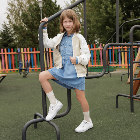 Детски обувки 2028 бял седеф комбиниран lifestyle