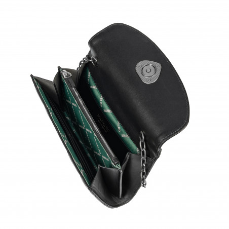 Дамска чанта за рамо 048g 01 черна напа