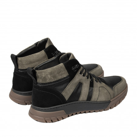 Мъжки боти 4153 буфо каки+черно