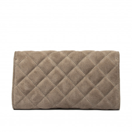 Чанта дамска за рамо 048g 01 велур пясъчник