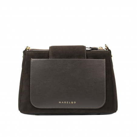 Дамска чанта за рамо 051g еспресо камосио