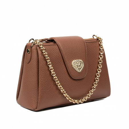 Дамска чанта за рамо 051g биз карамел