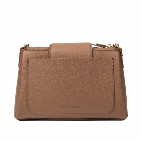 Дамска чанта за рамо 051g biz коняк