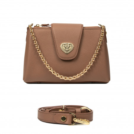 Дамска чанта за рамо 051g biz коняк