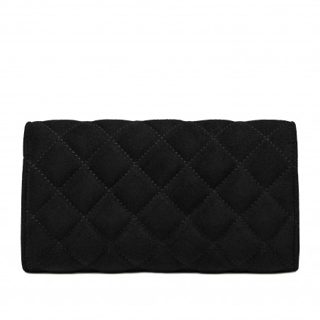 Дамска чанта за рамо 048g черен велур