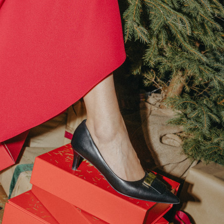 Дамски елегантни обувки 1358 черни lifestyle