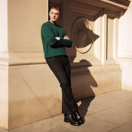 Мъжки ботуши 4150 черни lifestyle