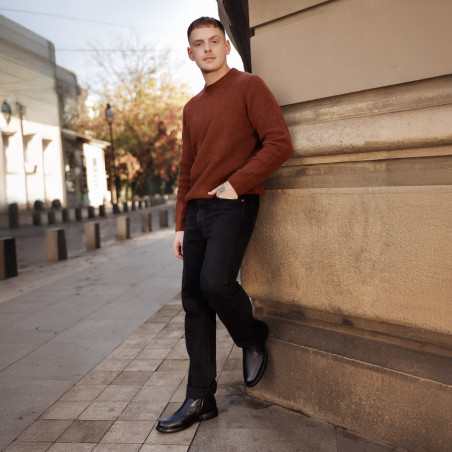 Мъжки ботуши 4121 черни lifestyle