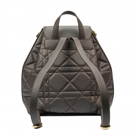 Дамска раница 308g велур кафе