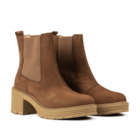 Дамски ботуши 3385 буфо кафяво