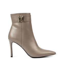 Дамски ботуши с ток 1400 капучино