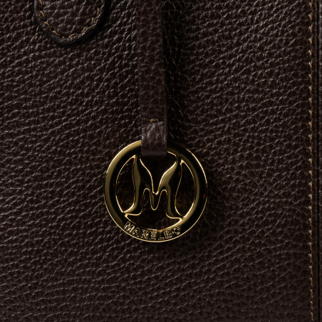 Дамска чанта за рамо 004g тъмен шоколад