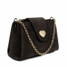 Чанта за дама за рамо 051g велур тофи