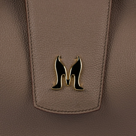 Дамска чанта за рамо 050g биз капучино