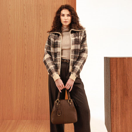 Дамски колан 44-1mc кафяв велур lifestyle