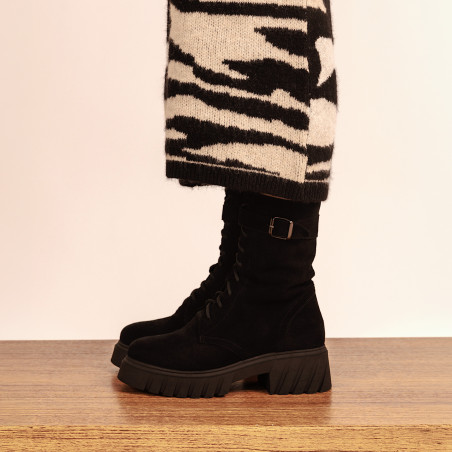 Дамски боти 3401 буфо черно lifestyle