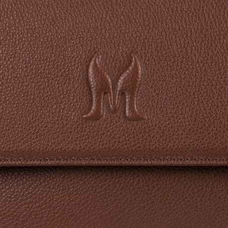 Дамска чанта за рамо 040g биз коняк