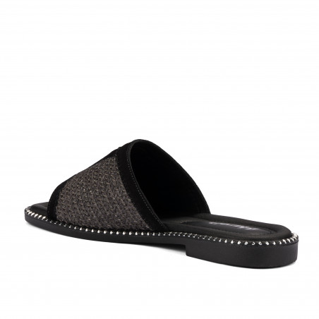 Дамски сандали 5128 черно комбиниран