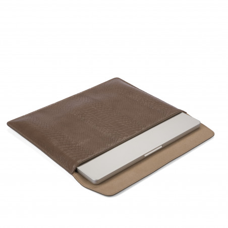 Калъф за лаптоп 309g croco taupe