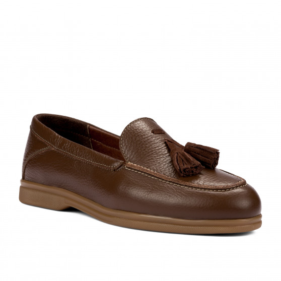 Дамски мокасини 6096 биз кестен