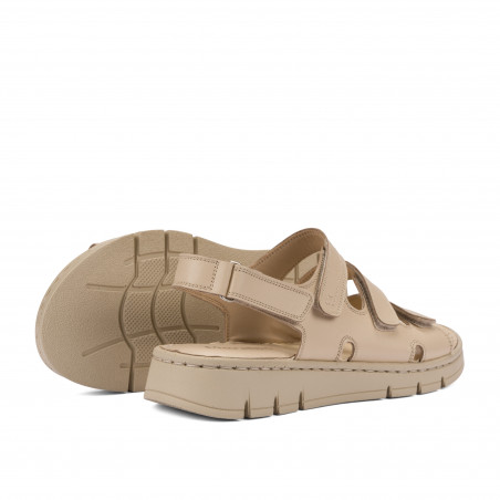 Дамски сандали 5121 крем