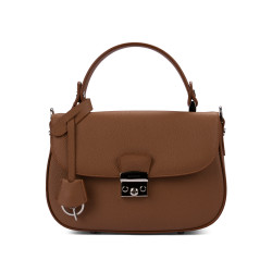 Дамска чанта за ръка 022g 01 златисто кафяво