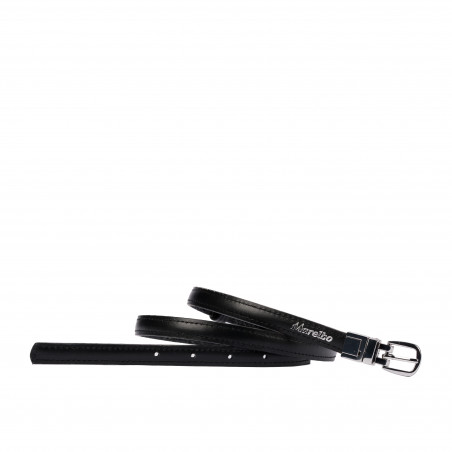 Дамски колан 45-1mc двуцветен черен+кроко черен