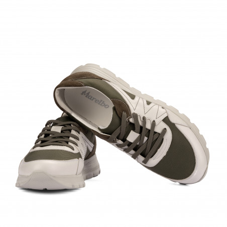 Мъжки ежедневни/спортни обувки 997 в комбинация каки