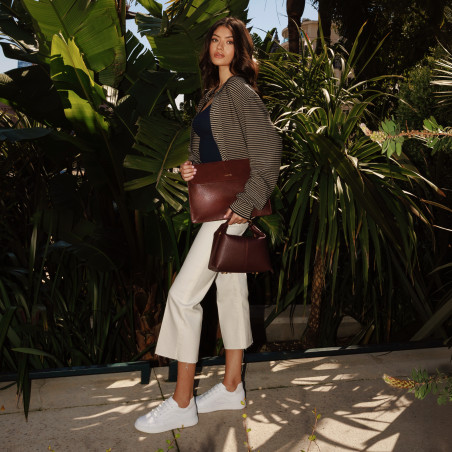 Дамска чанта 037-1g бордо lifestyle