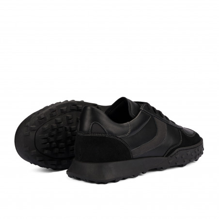 Мъжки спортни обувки 9001 комбинирани черни