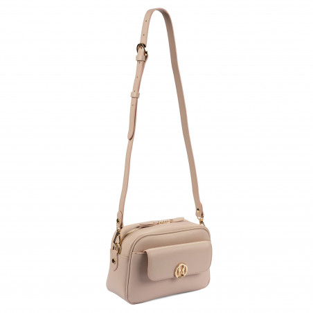 Дамска чанта за рамо 014g биз пудра розе