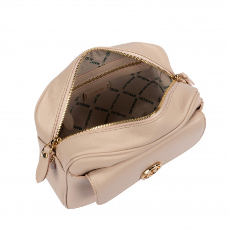 Дамска чанта за рамо 014g биз пудра розе