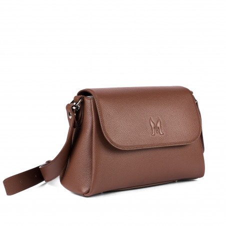 Дамска чанта за рамо 040g 01 biz cognac